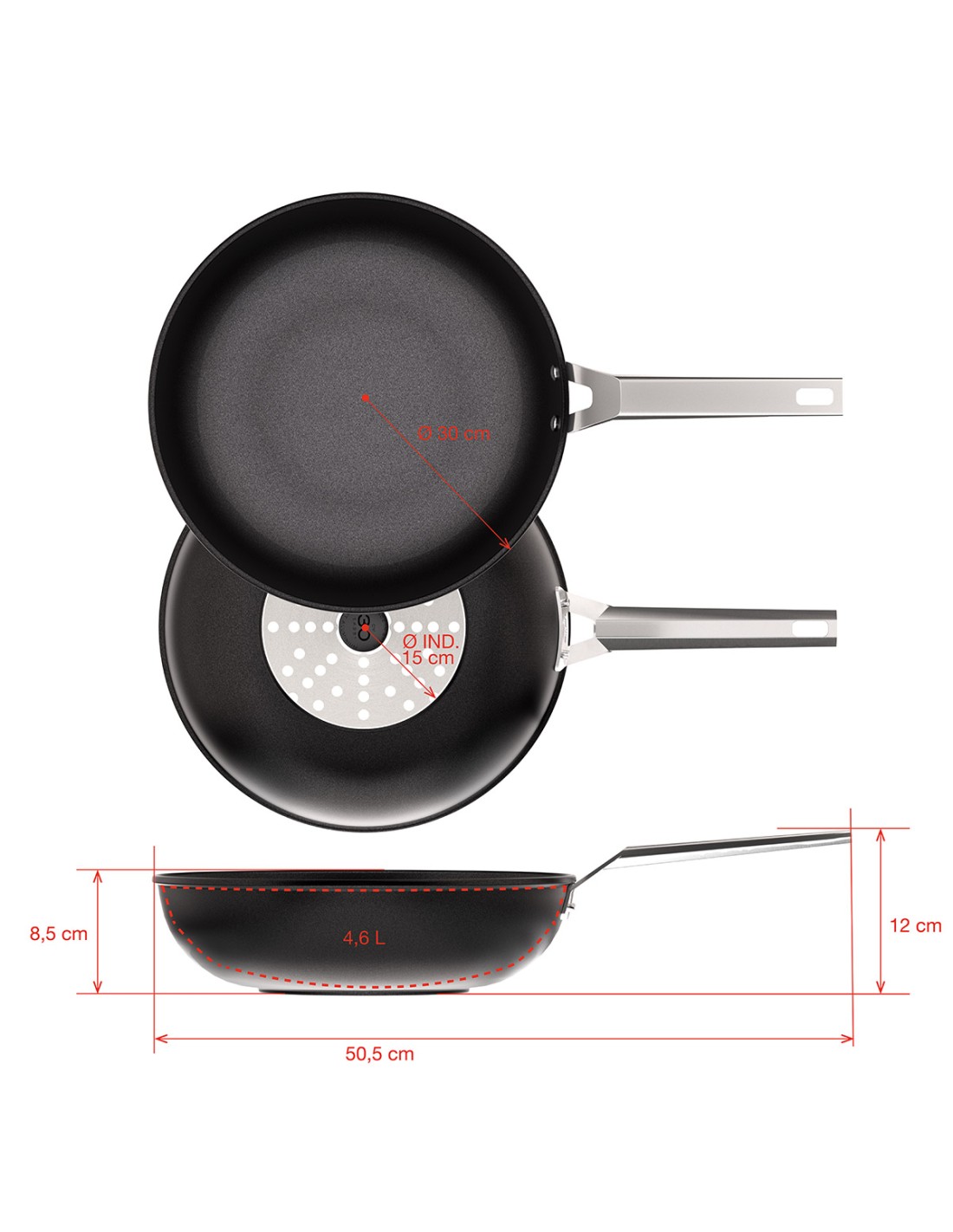 4 wok-anti-adherent-aire-induction - electrofirst